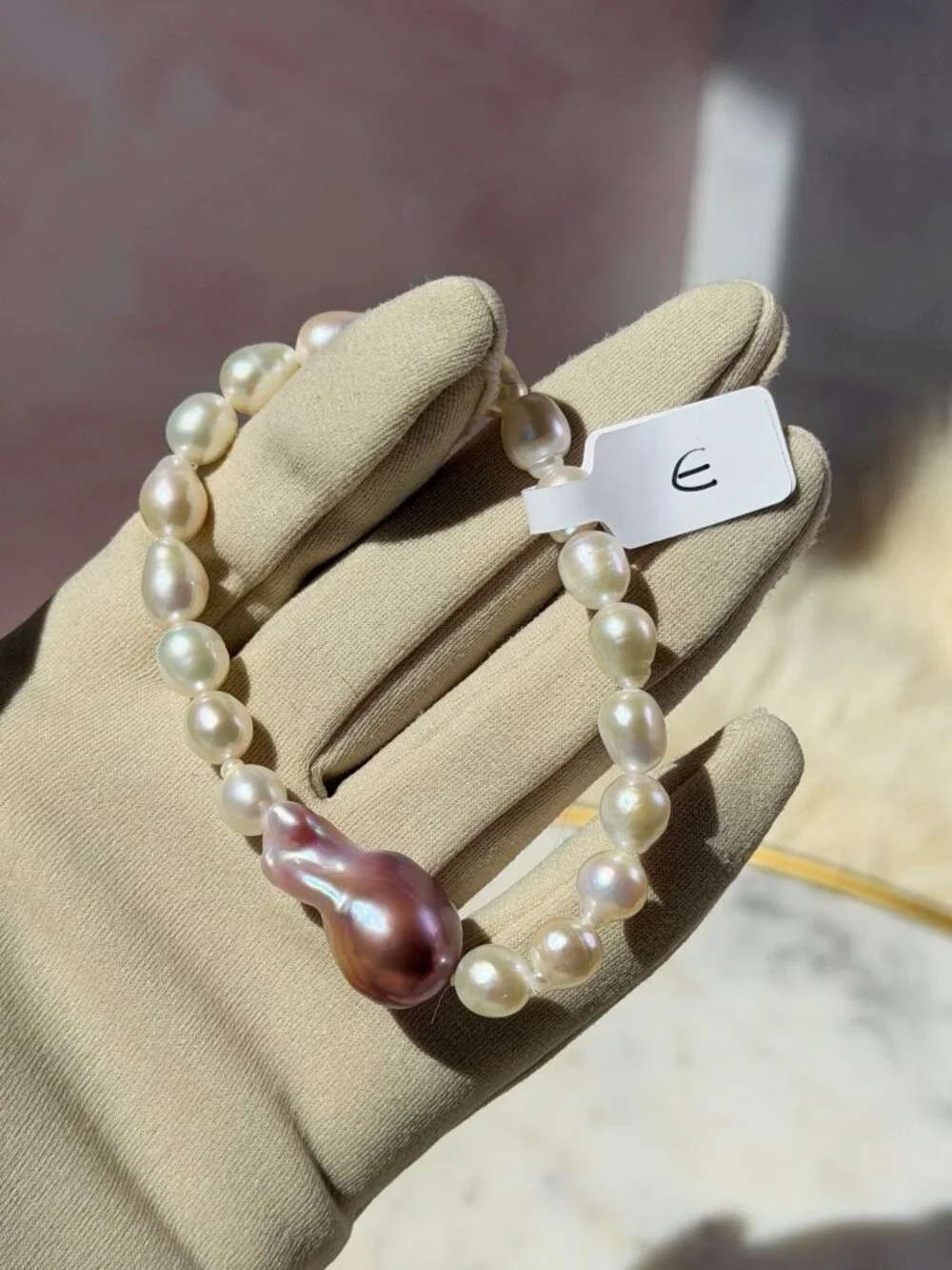 Mermaid Pearl Beaded Bracelet with Freshwater Baroque & Chinese Akoya Pearls